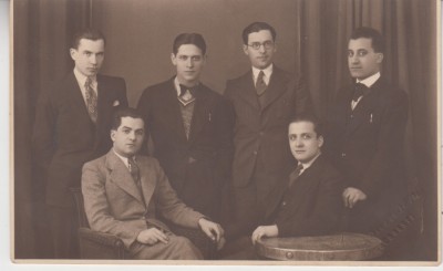 M5 B47 - FOTO - FOTOGRAFIE FOARTE VECHE - grup de intelectuali - anii 1930 foto