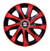 Set 4 capace roti Drift extra red R15 Pentru gama Seat, Autohelix MSA