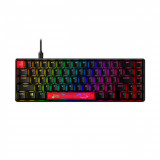 Cumpara ieftin Tastatura HyperX Alloy 65 RED, Tastatura mecanica, Cablu USB Type-C detasabil, Iluminare RGB, Anti-Ghosting, HyperX RED, Negru