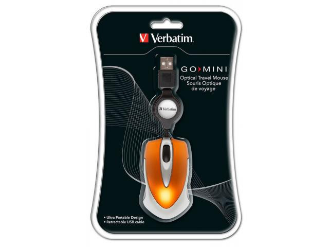 Verbatim optical mini mouse orange