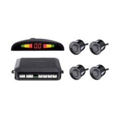 Senzori parcare, cu 4 senzori cu ultrasunete, Display tip LED cu afisaj digital distanta