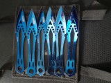 Set cutite de aruncat, RainBlue