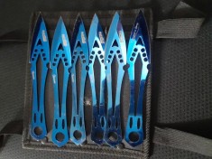 Set cutite de aruncat, RainBlue foto