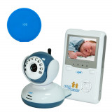 Pachet Video Baby Monitor PNI B2500 ecran 2.4 inch wireless + Cadou Sticky Pad Blue