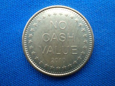 JETON NO CASH VALUE 2010 foto