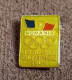 Insigna Sportiva - Comitetul Olimpic din ROMANIA-Jocurile Olimpice Los Angeles 1984(varianta 2)