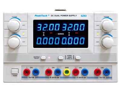 Alimentator de laborator reglabil multicanal PEAKTECH 0&amp;divide;30VDC 0&amp;divide;5A foto