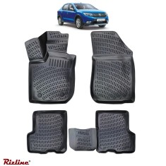 Covorase auto tip tavita Rizline 3D &ndash; Dacia Logan 2 Stepway (2013&ndash;2024) &ndash; Set fata + spate