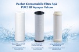 Cumpara ieftin Pachet consumabile filtru apa PUR3 UF Aquapur Valrom - set filtre schimb ultrafiltrare apa potabila
