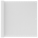 VidaXL Paravan de balcon, alb, 90x300 cm, HDPE