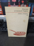 Dicționar al literaturii engleze, Cartianu și Preda, București 1970, 016