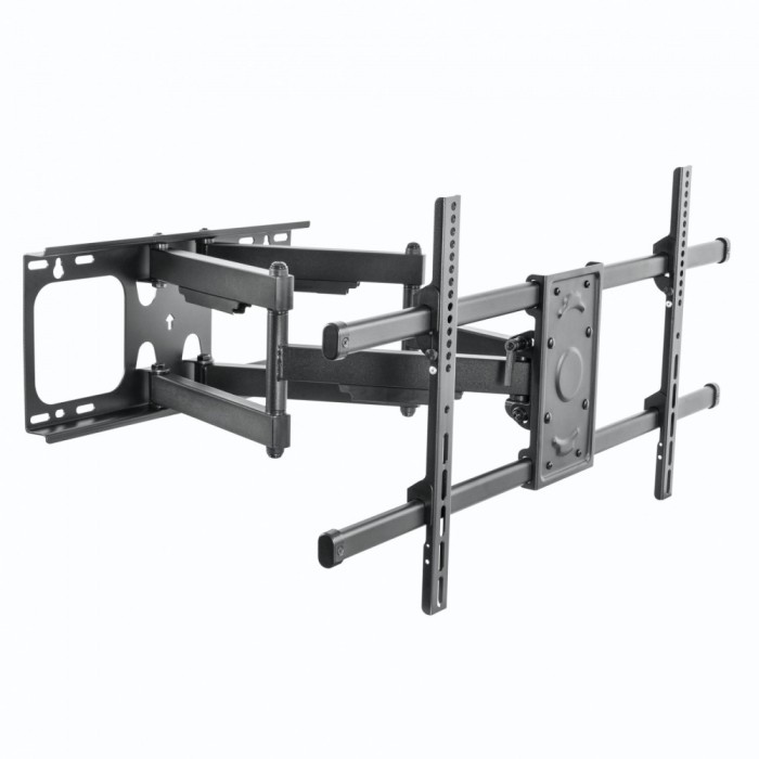Suport de perete, 37&quot;-90&quot;, FULL MOTION, negru