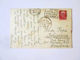 Rară! Italia carte poștală cu ștampilă de propagandă fascistă PNF(Partidul Național Fascist)-Benito Mussolini 1938