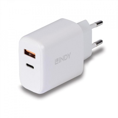 Incarcator Lindy USB Type-A &amp;amp; C 30W foto