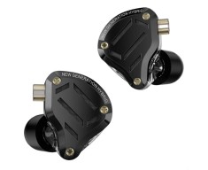 Casti KZ ZS10 Pro 2 Generation, Comutator de reglare pe 4 nivele, Hibride 10 drivere, Dopuri spuma, HIFI, Stereo Bass, Monitor, Microfon HD, Negru
