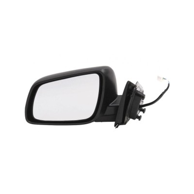 Oglinda exterioara Mitsubishi Lancer (Cy0), 03.2007-2016, partea stanga, culoare sticla crom , sticla convexa, cu carcasa neagra grunduita, ajustare foto