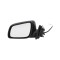 Oglinda exterioara Mitsubishi Lancer (Cy0), 03.2007-2016, partea stanga, culoare sticla crom , sticla convexa, cu carcasa neagra grunduita, ajustare