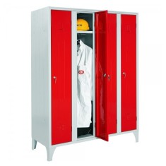 VESTIAR METALIC CU PICIOARE SI 4 USI COLOR 116/04, 1200x500x1800 mm (LxlxH), Italia