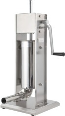 Aparat manual de umplut c&acirc;rnați KraftDele KD4132, capacitate 5 kg, 4 p&acirc;lnii, inox, pentru preparate de casă și mezeluri