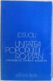 UNITATEA POPORULUI ROMAN, CONTRIBUTII ISTORIC BANATENE de I. D. SUCIU , 1980