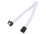 Cablu SATA III Alb 0,3m 90&deg;