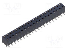 Conector şiruri pini mamă 40 PIN 2mm aurit SMT SAMTEC