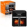 Friteuza cu Aer Cald HALEY 7L, 2000W &ndash; Touchscreen Holografic, Geam Vizualizare, Gatire 360 grade