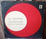 Disc / Vinil Paul Constantinescu - Triplu concert pentru vioara , violoncel , pian și orchestră EX +++