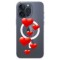 Husa personalizata apple iphone 14 pro max, magsafe, little hearts