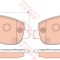 Set placute frana,frana disc RENAULT MASTER III caroserie (FV) (2010 - 2016) TRW GDB1910