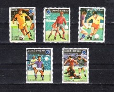 A12 S5 5 - Timbre foarte vechi - Guineea Bissau - fotbal