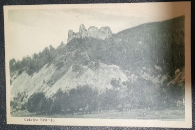 Carte postala, necirculata, Cetatea Neamtu, inceput de secol XX foto
