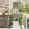 VidaXL Ecran de intimitate pentru grădină Argintiu 32 x 140 cm 876417