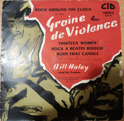 Disc Vinil 7# Bill Haley And His Comets - Graine De Violence -EUM 105.512 foto