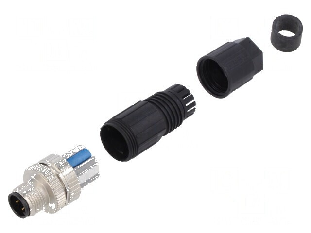 Conector M12 cu 4 pini pentru A-DeviceNet / CANopen