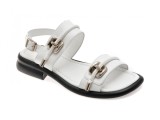 Sandale GRYXX albe, 5532816, din piele naturala