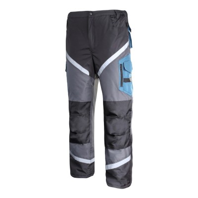 Pantalon lucru captusit cu reflectorizant - 2xl foto