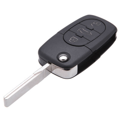 Carcasa Cheie Briceag Audi A6 3 Butoane Suport Baterie 1620 Compatibila AutoProtect KeyCars foto