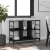 VidaXL Servantă, negru, 102x32x73,5 cm, lemn prelucrat 837722