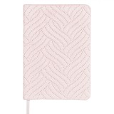 Carnet Notițe, A5, Copertă Catifelată, Roz, 80 File, Legat