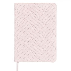 Carnet Notițe, A5, Copertă Catifelată, Roz, 80 File, Legat