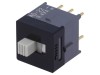 Comutator glisant DPDT ON-ON 0,01A 28V