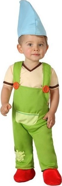 Costum Green Elf baietei 6-12 luni