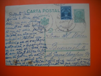 HOPCT 346 Z CARTE POSTALA CIRCULATA SLATINA JUD OLT IN 1934 -CIRCULATA foto