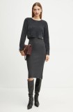 Morgan rochie si pulover RMONA culoarea gri, RMONA