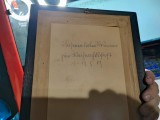Icoana vintage cu Sfanta Fecioara Imparateasa
