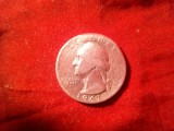 Moneda Argint USA Quarter Dollar 1941, 6.25g, Argint 0.900