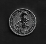 Marea Britanie - WHITE HORSE OF HANOVER - 2 OZ Fine Silver 2020
