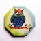 Magnet ipsos cu bufnita, magnet decoratiune frigider 32564
