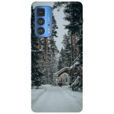 Husa compatibila cu Motorola Moto G71 5G model Cozy Cabin, Silicon, TPU, Viceversa